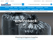 Tablet Screenshot of caterclean.com